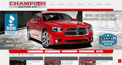 Desktop Screenshot of championmotorco.com